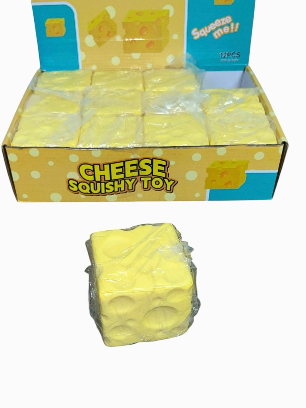 Cheese  Squeeze Stress Relief Squishy
